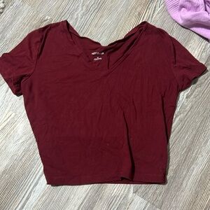 red crop top